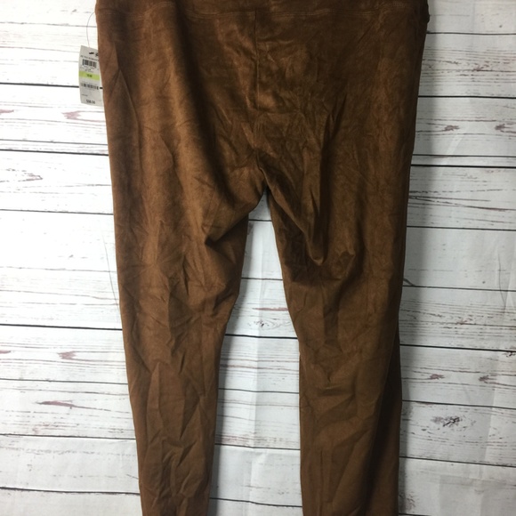 Style Co Faux-Suede Comfort-W Saddle Leggings - Picture 3 of 5